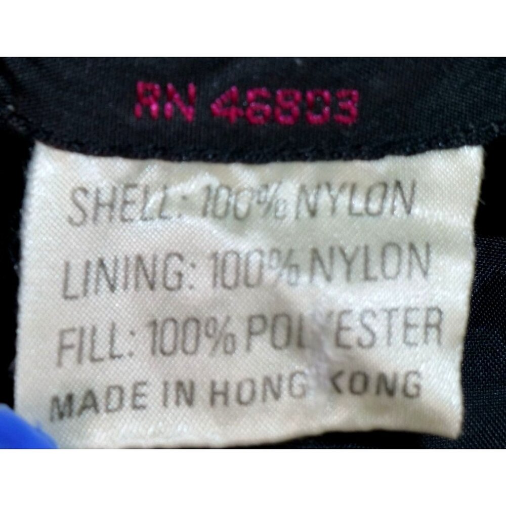 VTG Subili Retro Color Block Puffer Winter Jacket Windbreaker Size 12 - Picture 5 of 16